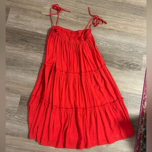SHEIN Bold Red Dress